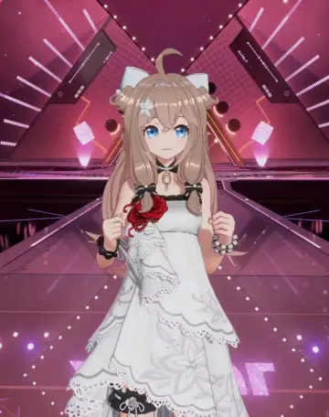 22生日会纯白花嫁