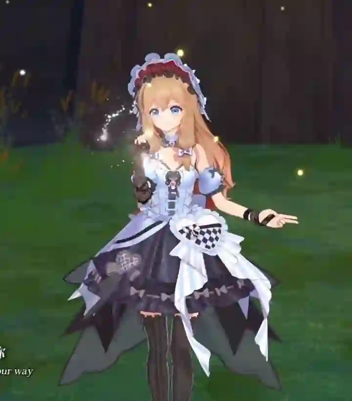 2026嘉然生日会 / 洛丽塔白色炫彩